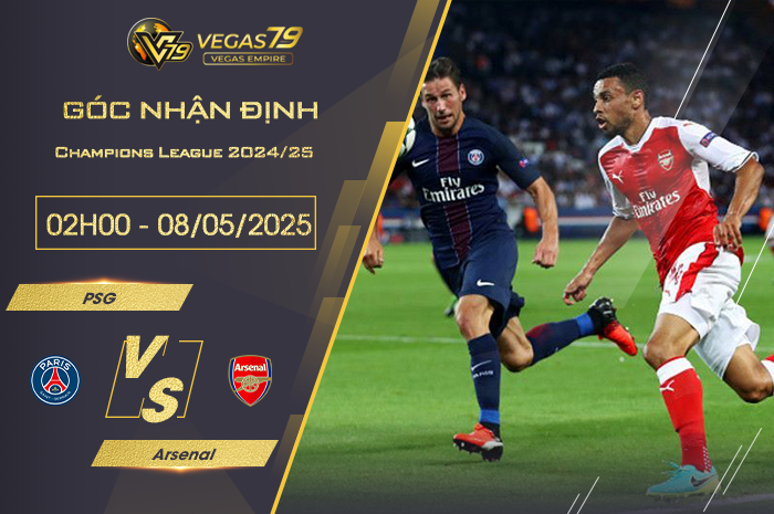 Nhận định PSG vs Arsenal lúc 02h00 ngày 8/5